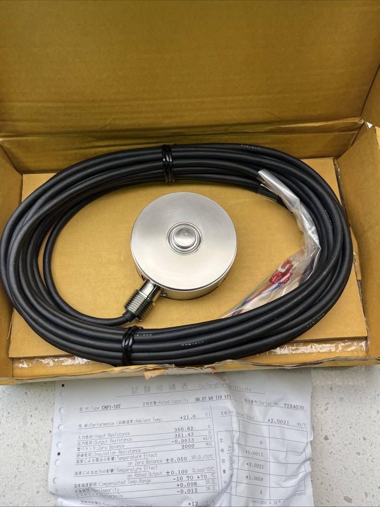 *NEW* Minebea CMP1-10T Compression Type Load Cell 98.07 kN