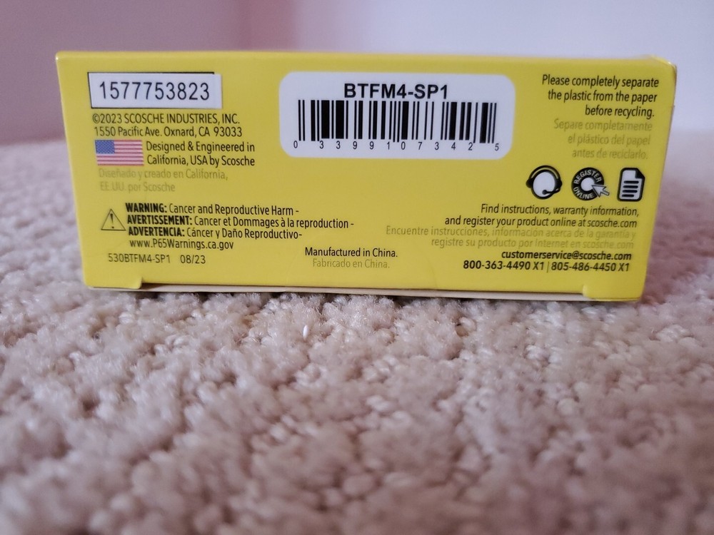 Scosche BTFREQ Bluetooth Handsfree Car Kit w/#1 FM Transmitter Brand.