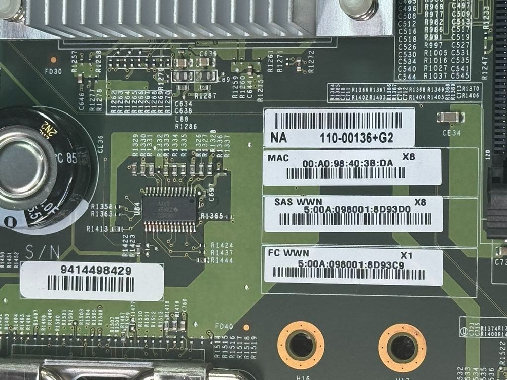 NetApp 110-00136 Motherboard Controller Module with CPU Intel Xeon L5410