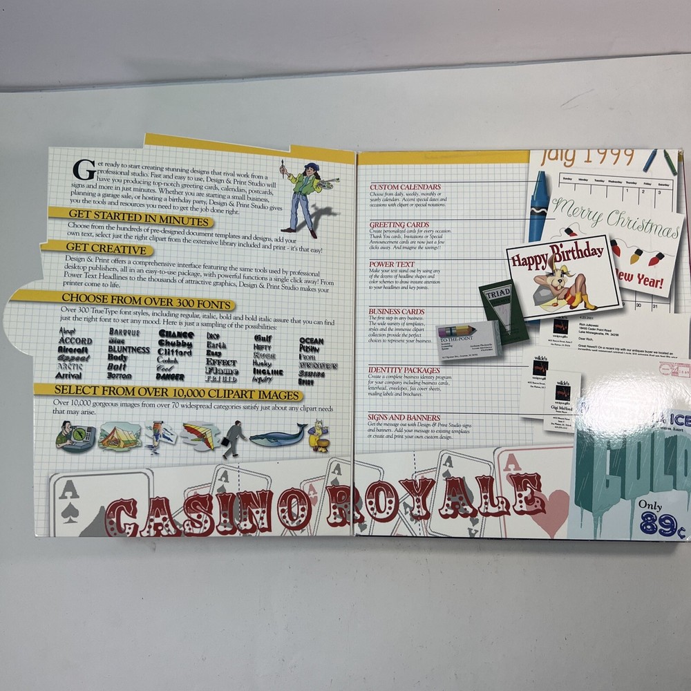 Design & Print Studio Mac-soft Rare! 