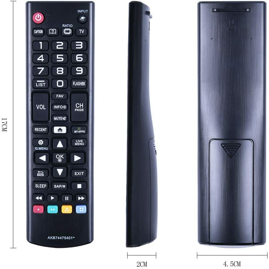 Replace REMOTE CONTROL AKB74475401 for LG SMART LED HDTV TV