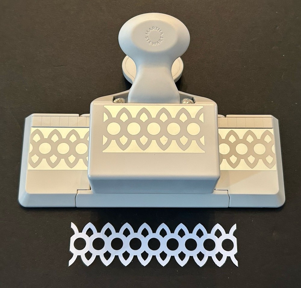 Martha Stewart RINGS & ARCHES TRIM Deep Edge Border Punch