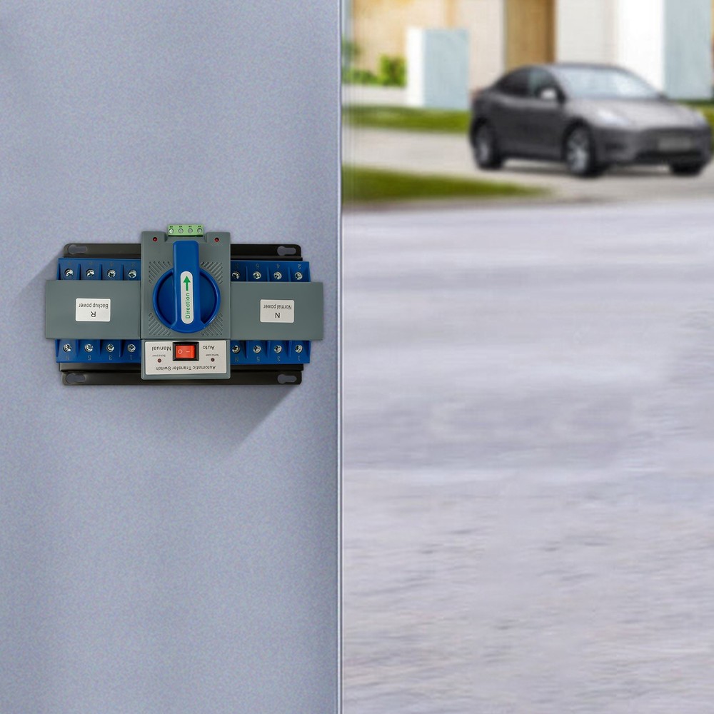 4P Dual Power Automatic Transfer Switch ATS CB level M6 Mini Change-over Switch