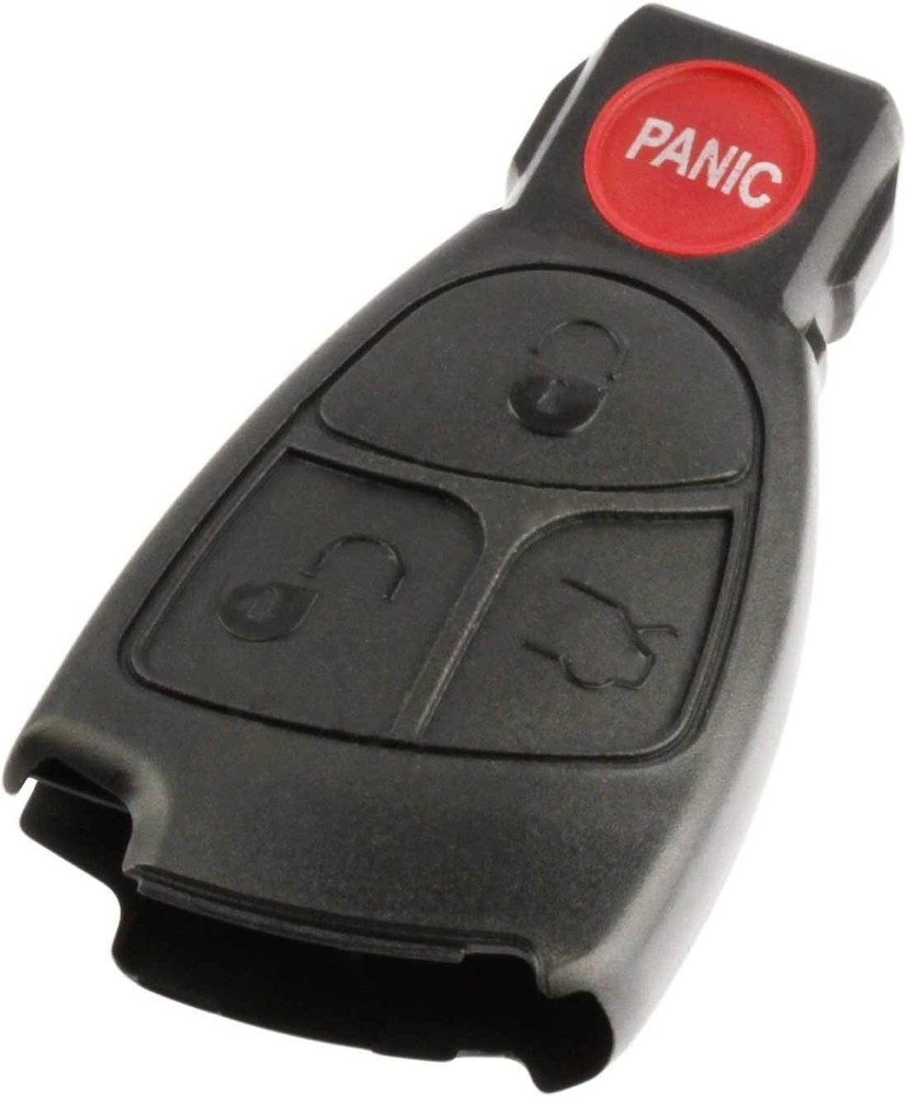 Key Fob Keyless Entry Remote & Case - Fits C, E, G, SLK & Classes mec-blk-case