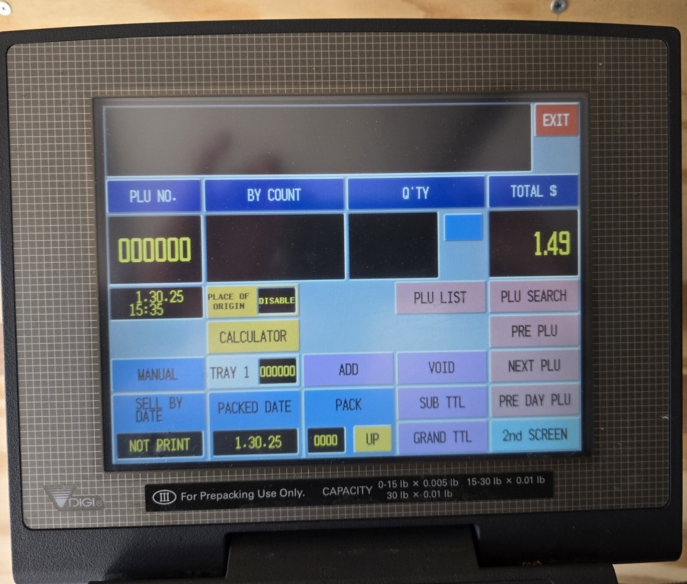 Meat Wrapper Wrap Station DPS-4600 Scale & Labeler