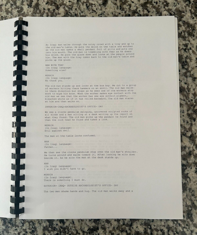 The Exorcist Horror Movie Script Reprint Full Screenplay Script