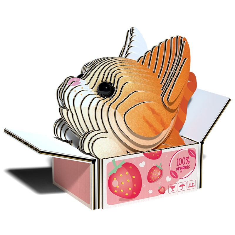Cat Pumpkin 3D Cardboard Model Kit Eugy New