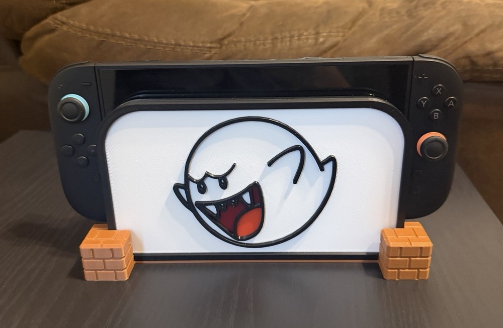 Switch 2 Dock With Super Mario Inspired Faceplate