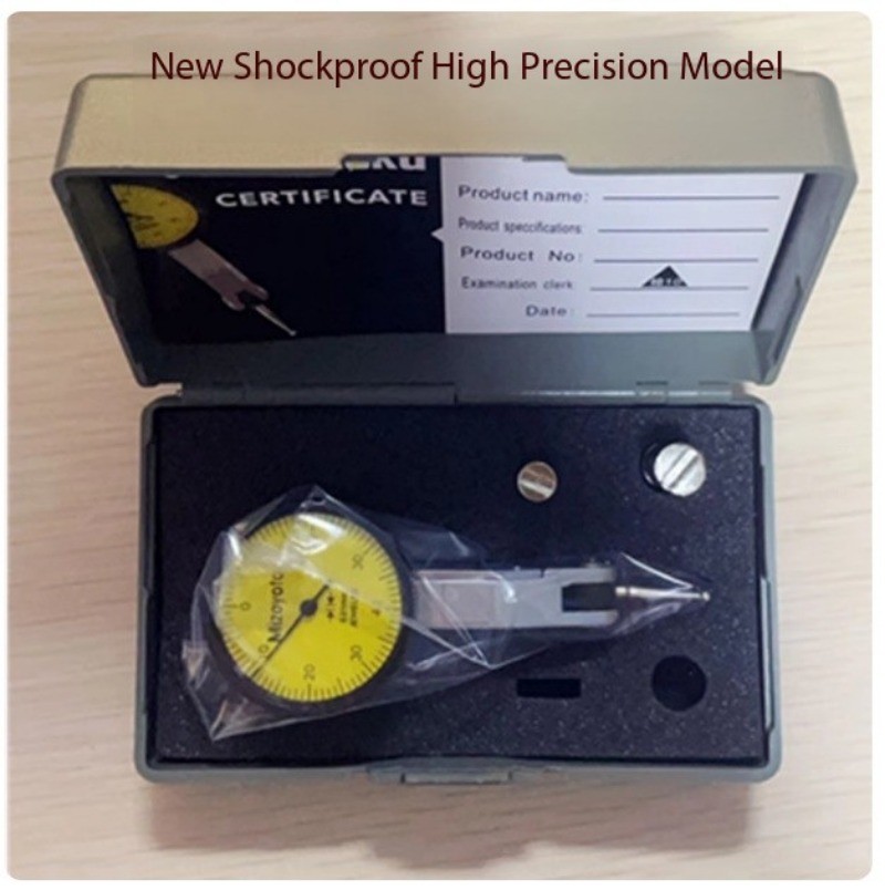 Shockproof Waterproof Leverage Dial Indicator Measurement Instrument 0-0.8mm