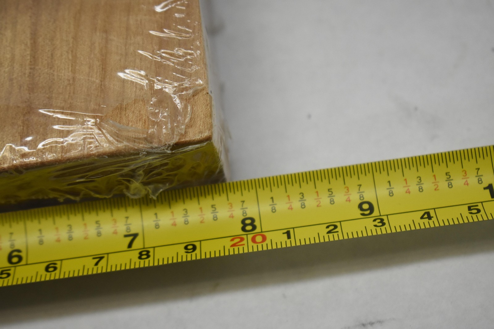 Floating Wood Shelf Hidden Hardware 24" x 8" Deep Floating Shelf Light Brown