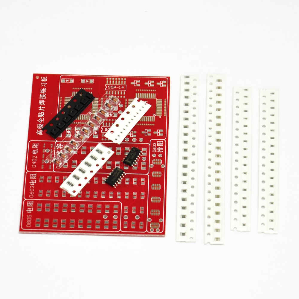 SMD/SMT Components Practice Board Soldering Skill Training Beginner DIY Kit M85