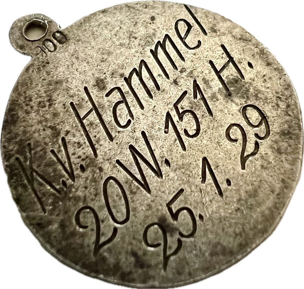 Military German Canine Dog ID Tags Army Security Prison Camp Defence Wehrmacht