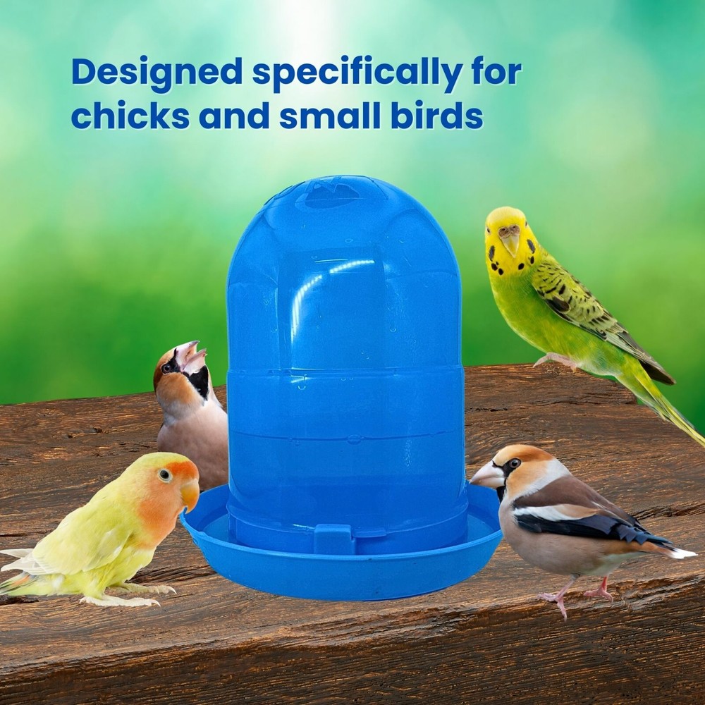Gaun Automatic plastic feeder for birds, small poultry & parrot.(2 LT)