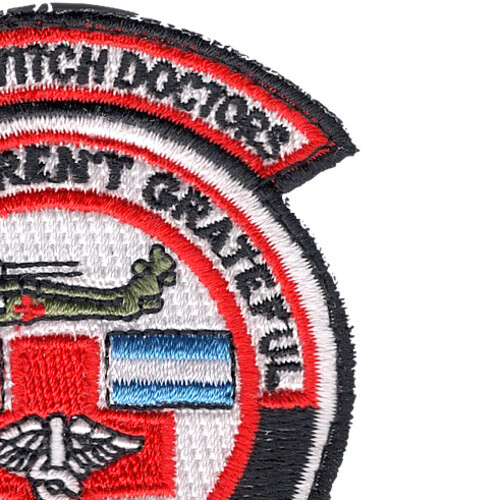 1st Battalion 228th Aviation Air Ambulance Mini Skull Patch Hook And Loop