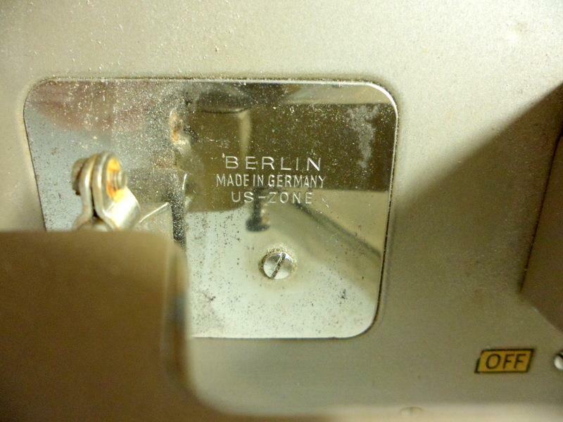 US Zone Germany Sew E-Z Toy Sewing Machine