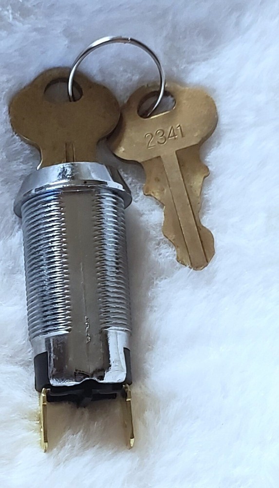 Momentary Switch Lock - Keyed Alike - Spring Return - 2 Keys