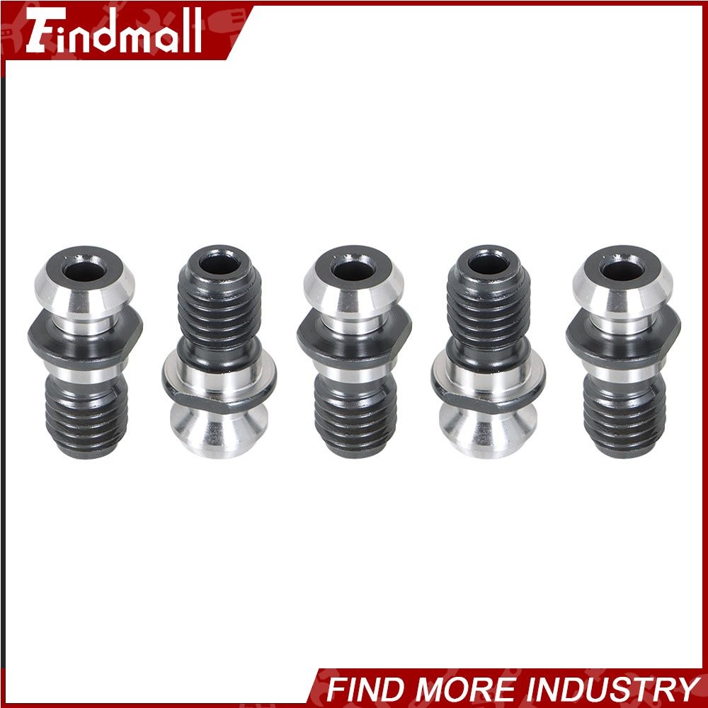 Findmall 10pc Coolant Pull Stud Retention Knob for CAT40 45°0.740"
