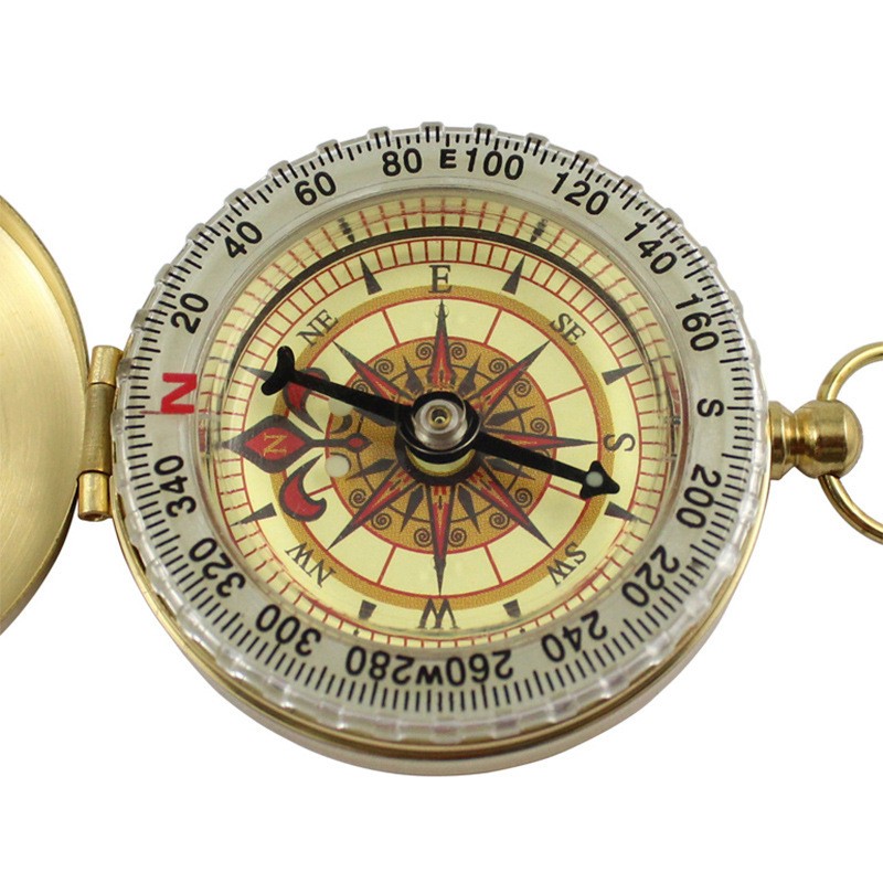 Portable Outdoor Camping Hiking Pocket Luminous Compass Navigation Tools &Gift c