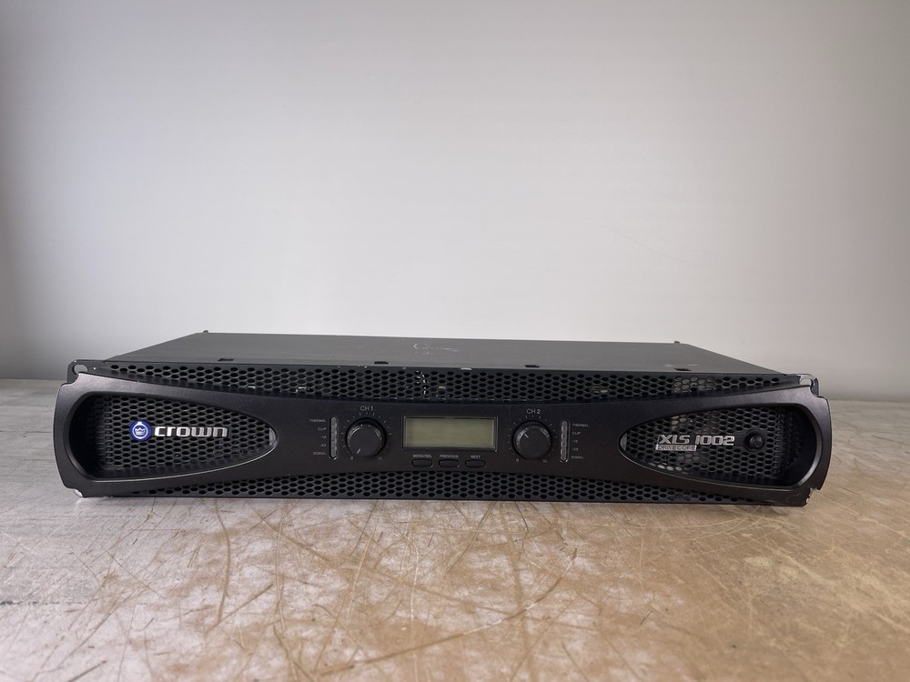 CROWN XLS 1002 2-CHANNEL DRIVE CORE POWER AMPLIFIER - READ DESCRIPTION