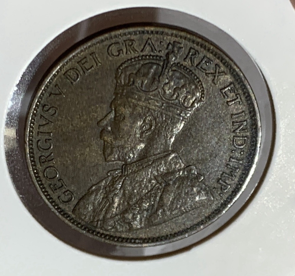 1912 CANADA ONE CENT COPPER COIN, AU