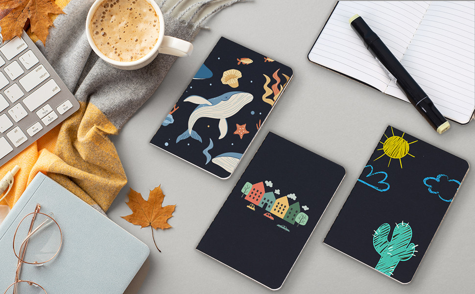 Poet Notebook., Lined Small Notebooks, Bla Softcover Memo