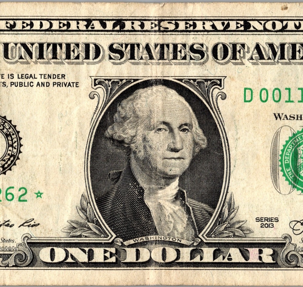 2013 D Star note Fancy Serial Number Regular Run