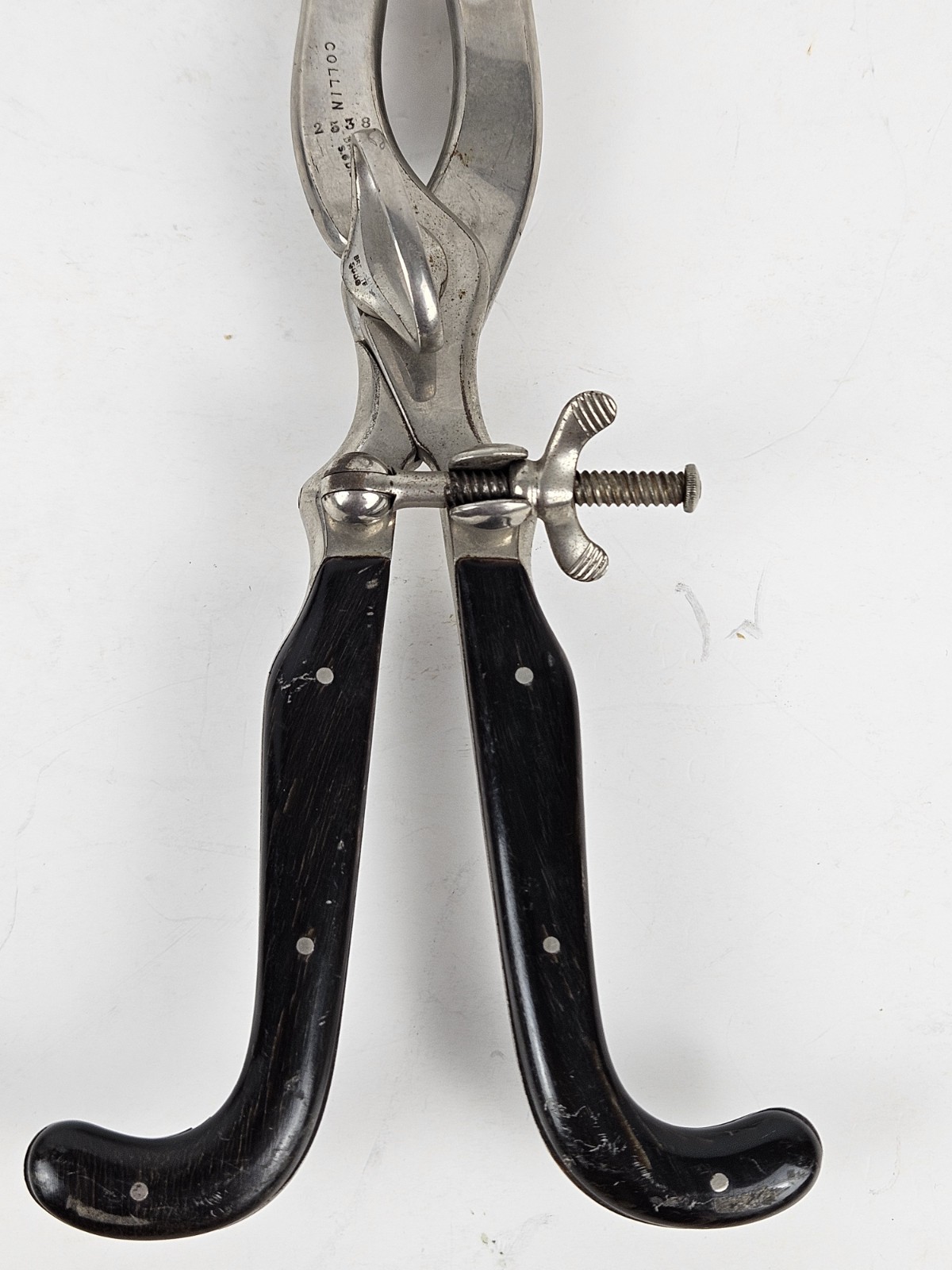 Antique 1800s US Civil War Surgeon Doctors Birthing Forceps Maison Collin France