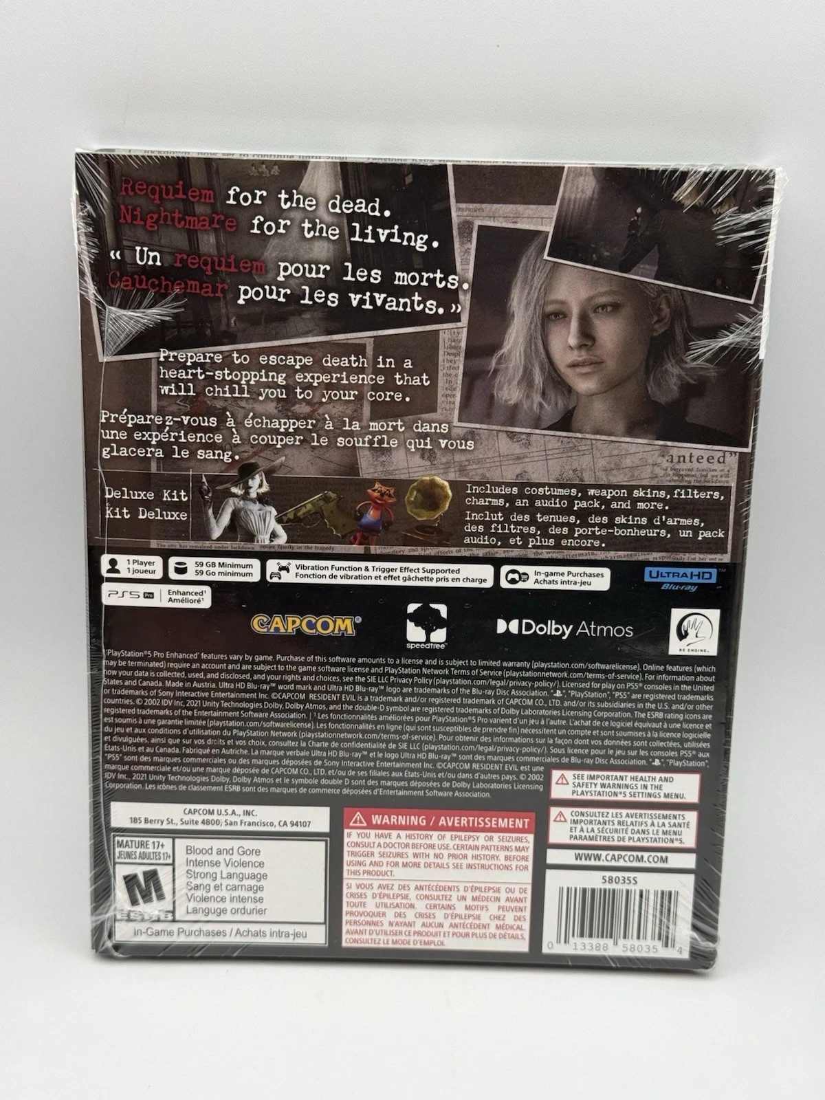 Resident Evil Requiem Deluxe Edition Steelbook - PlayStation 5 - PS5 IN HAND