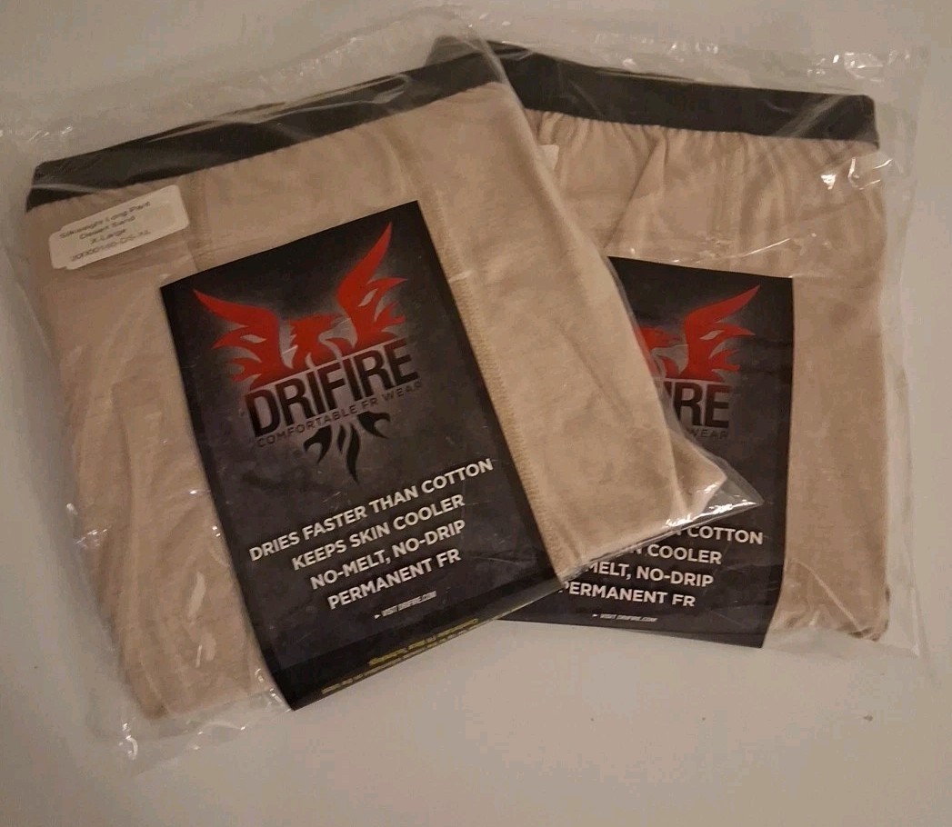(3 Pack) Drifire Military FR Thermal Long Johns XL Cold Weather Base Layer NEW