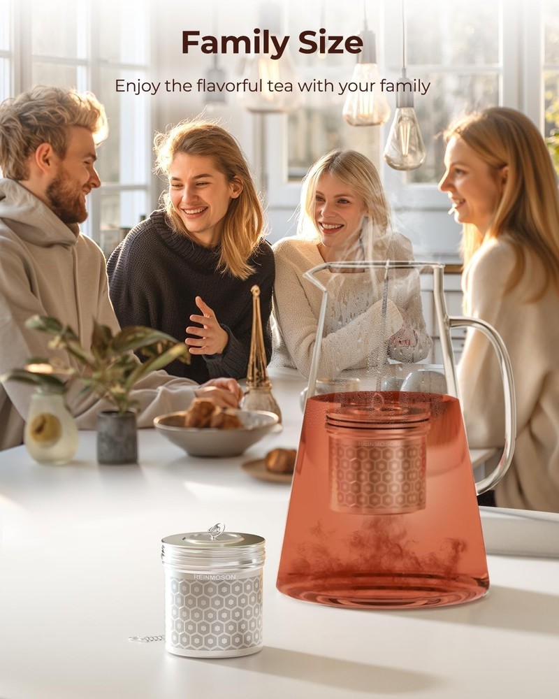 XL Tea Infuser & Spice Strainer Combo - 2 Pack