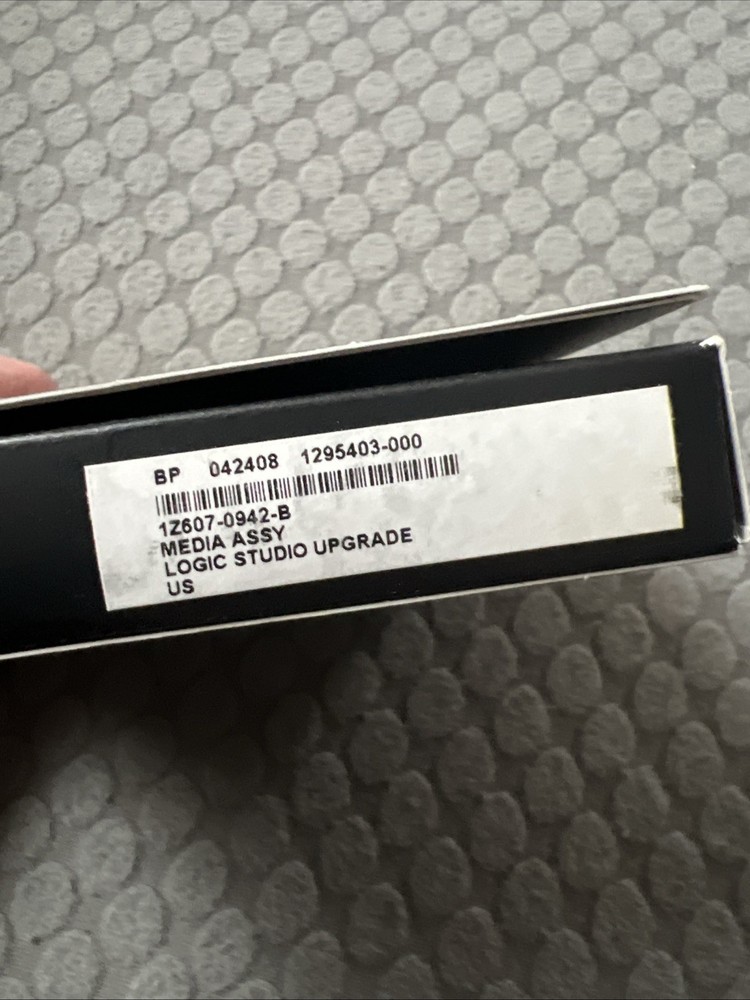 Apple Logic Studio Upgrade Only 8 Discs Y