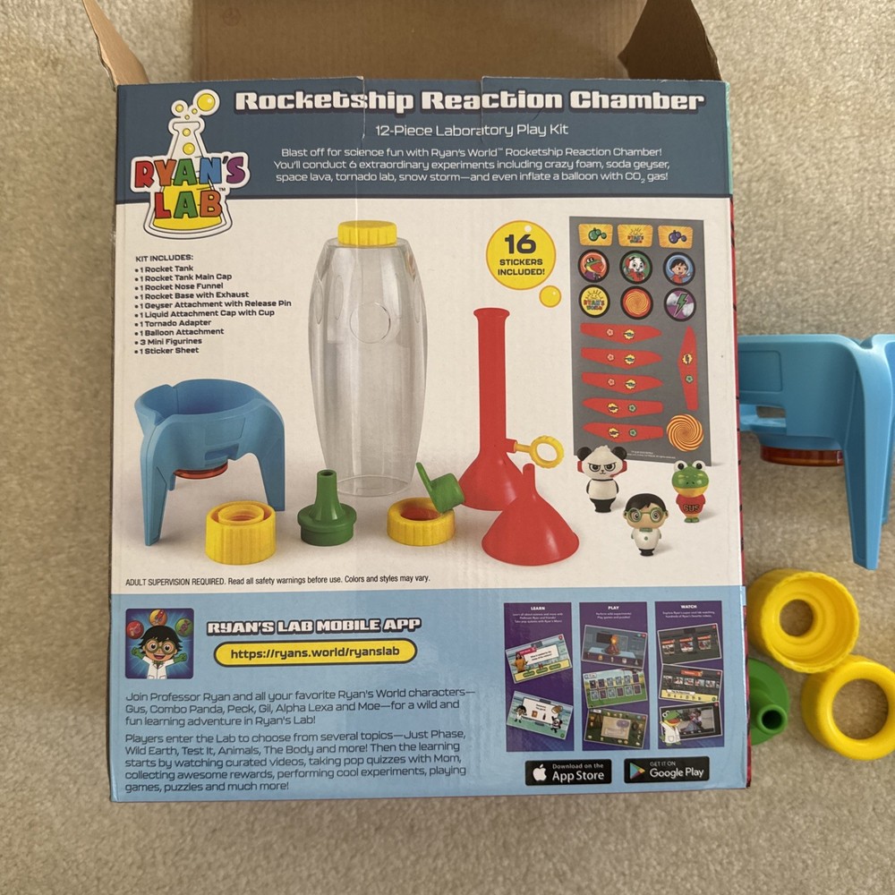 Ryan’s Lab Rocket ship Reaction Chamber Toy