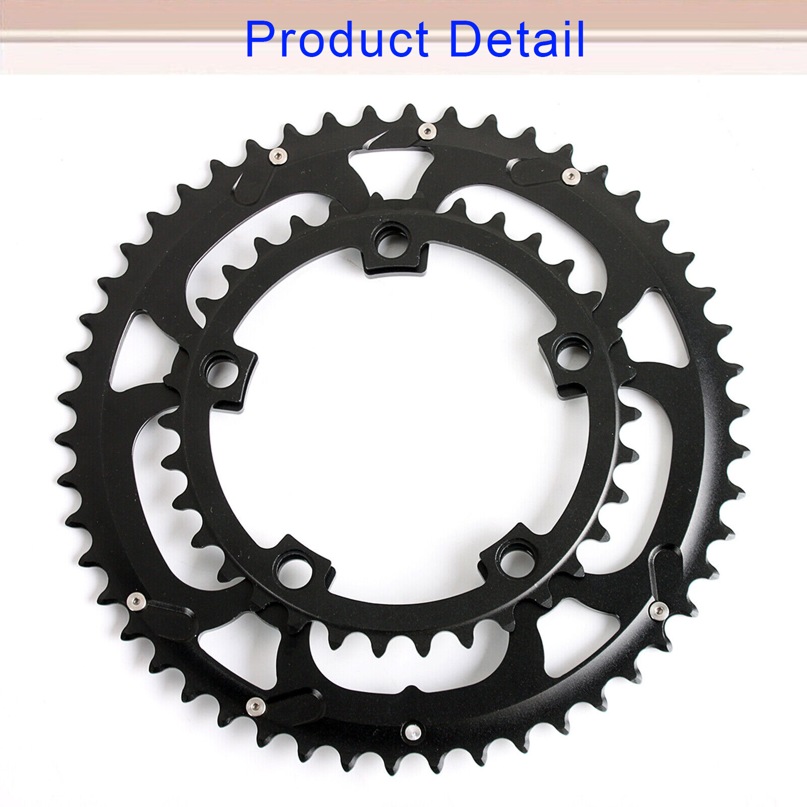 34/36/39/50/52/53T 110BCD Chainring Road Bike Fit Shimano Sram Crankset Aluminum