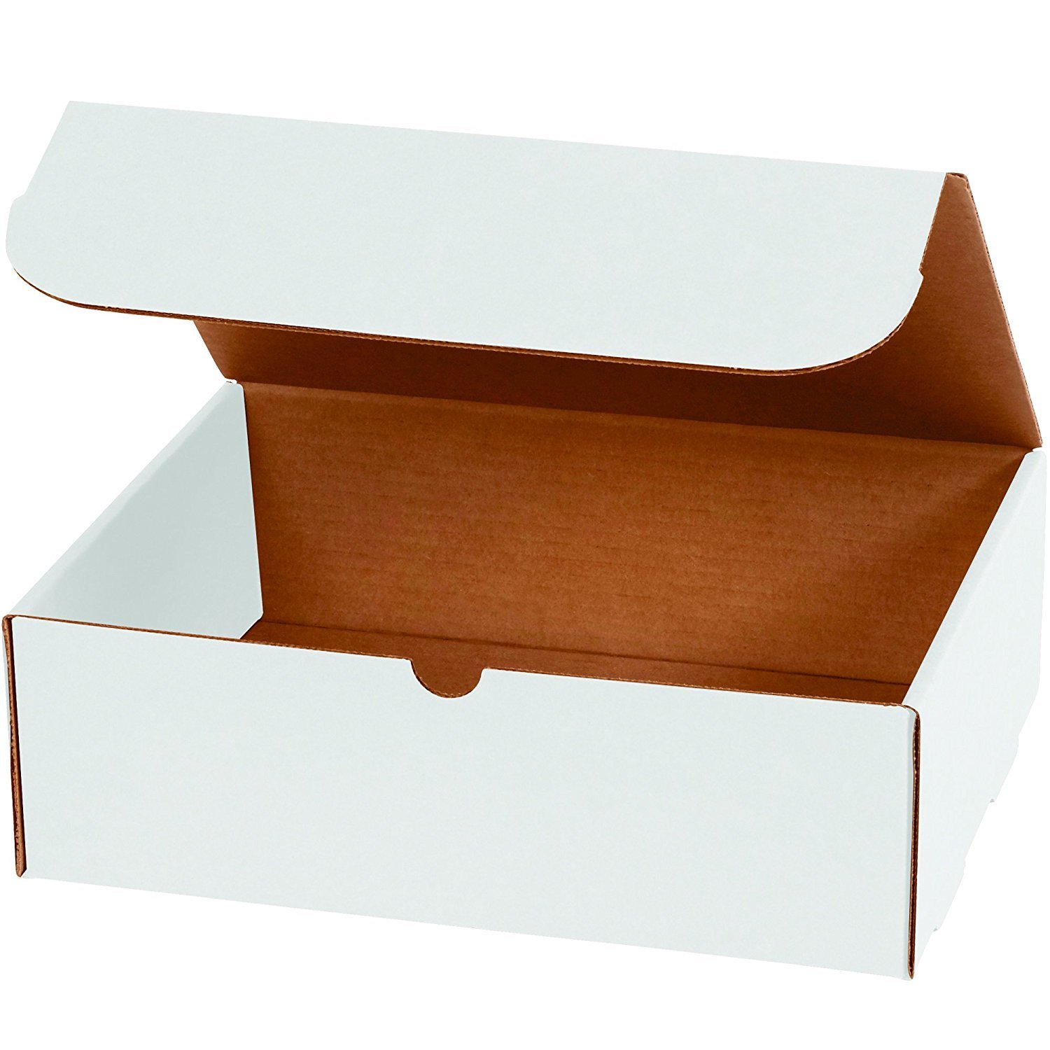 7x4x3 White Corrugated Shipping Mailers Packing Box Boxes Folding 50 100 To 1000