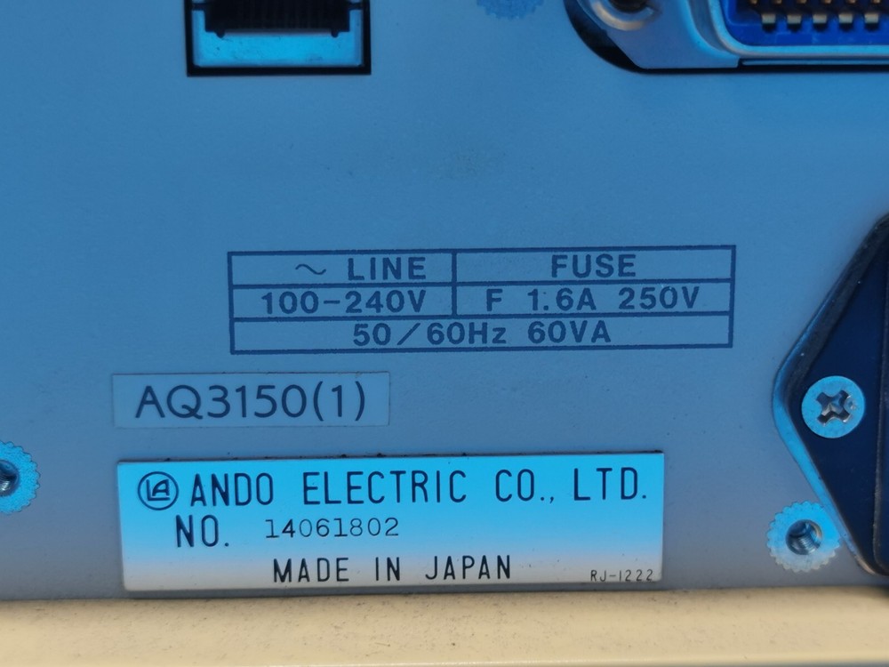 Ando AQ3150 Optical Attenuator Used working