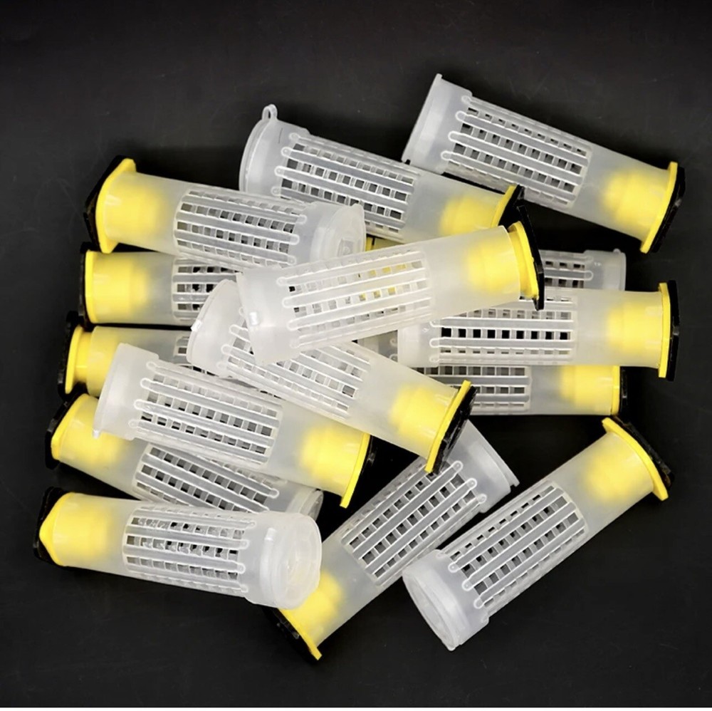 10Pcs Queen Bee Cage - CELL PROTECTOR ROLL - Protective Cover