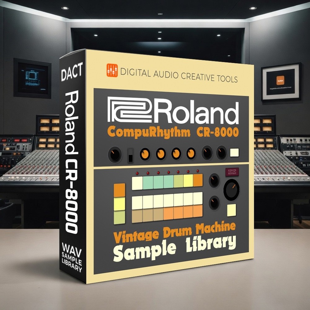 Roland CR-8000 Drum Machine Sample Library