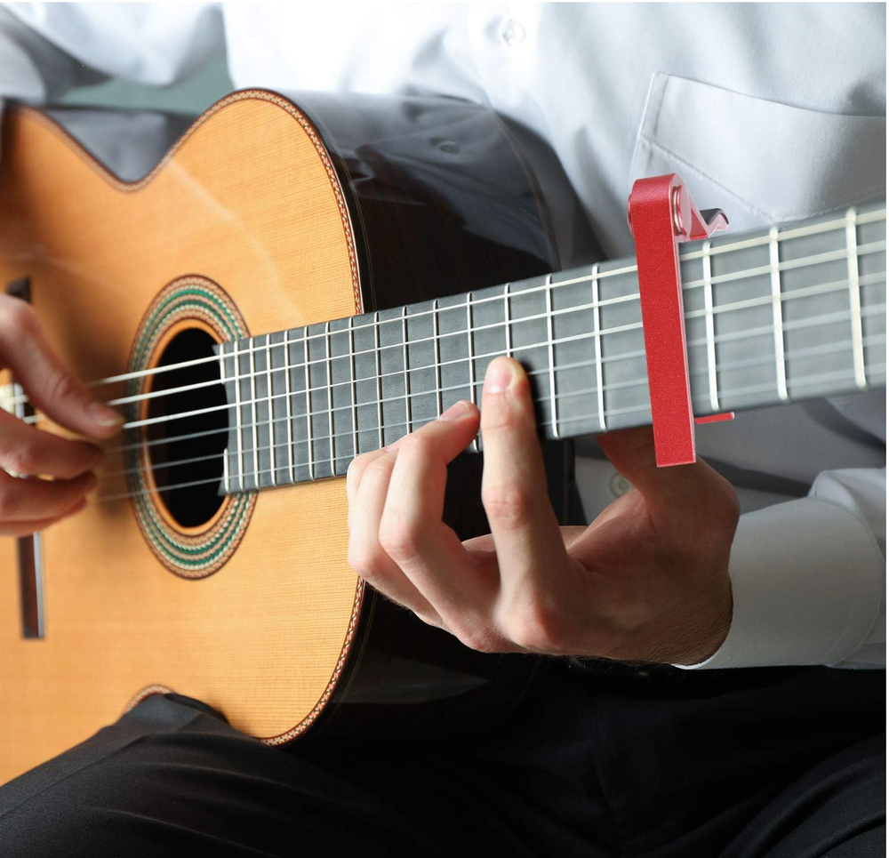 Guitar Capo Trigger Quick Change Key Clamp Ukulele Mandolin Acoustic Electric4PC