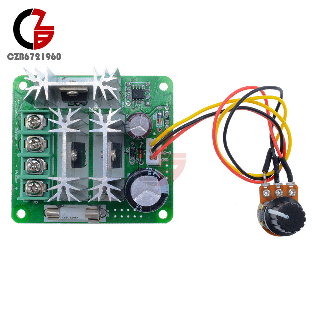 6-90V 15A Pulse Width PWM DC Motor Speed Controller Switch 12v 24V 36v 48v 60v