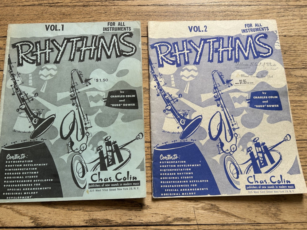 Rhythms For All Instruments Vol 1 & Vol 2 Rare Colin/Bower
