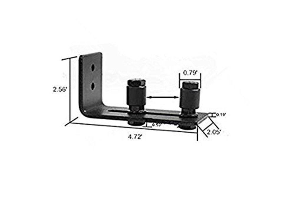 Adjustable Wall Flat Stay Roller Guide Bottom Floor Sliding Barn Door Hardware