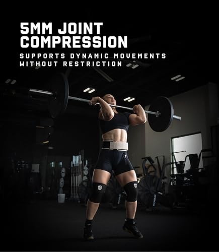 5MM Knee Sleeves for Weightlifting, Squats & Powerlifting - Compression Support,