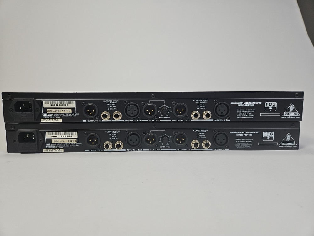 Behringer ULTRAGRAPH PRO FBQ1502 – 15-Band Graphic Equalizer