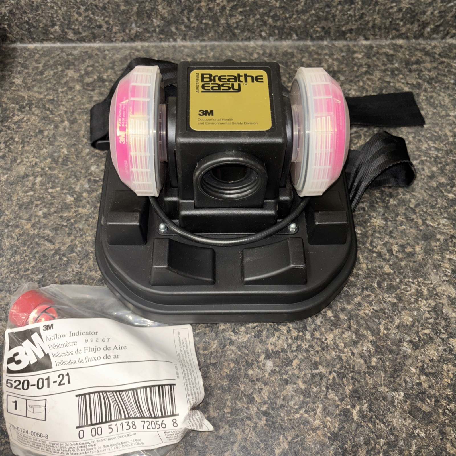 3M Breathe Easy Turbo Unit Air Purifying Respirator PAPR, PN: 022-00-03R01