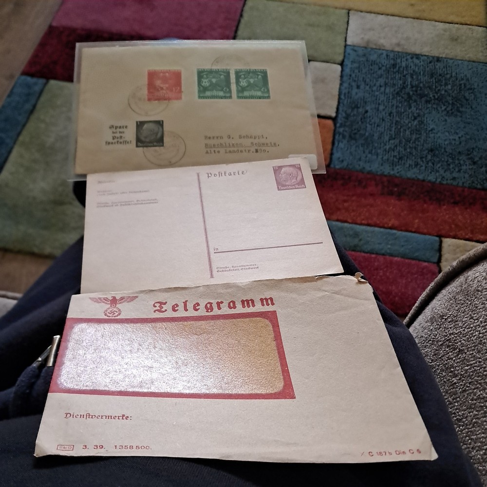 3 x COVERS , GERMANY THIRD REICH ,