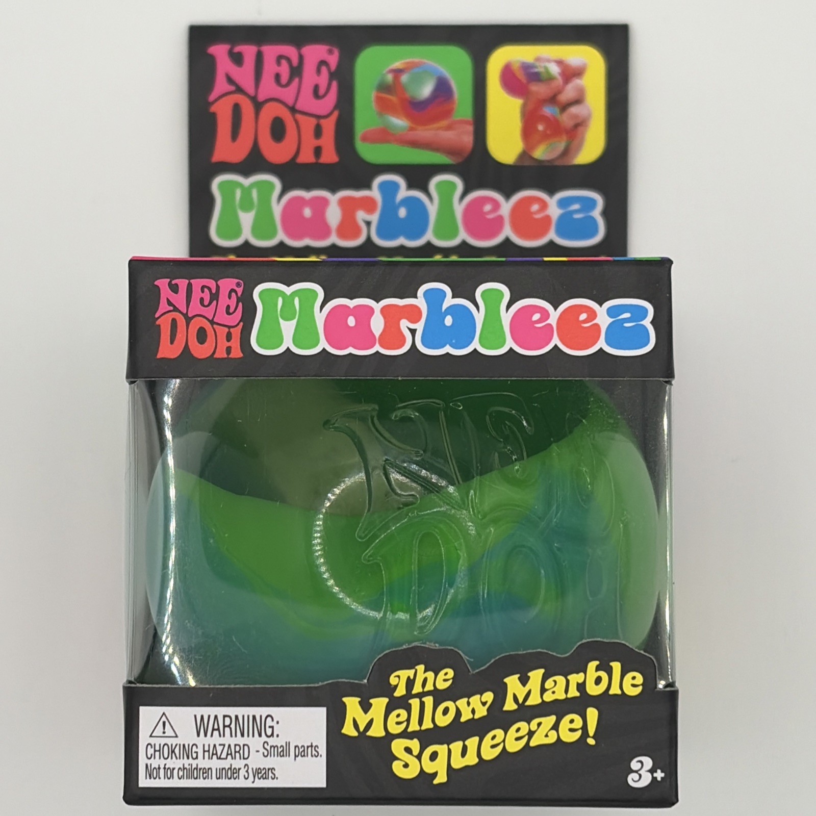 NeeDoh Super Marbles Marbleez Stress Ball (GREEN & BLUE)