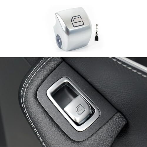 Window Switch Button Covers for Mercedes Benz C E GLC Class,Passenger Side