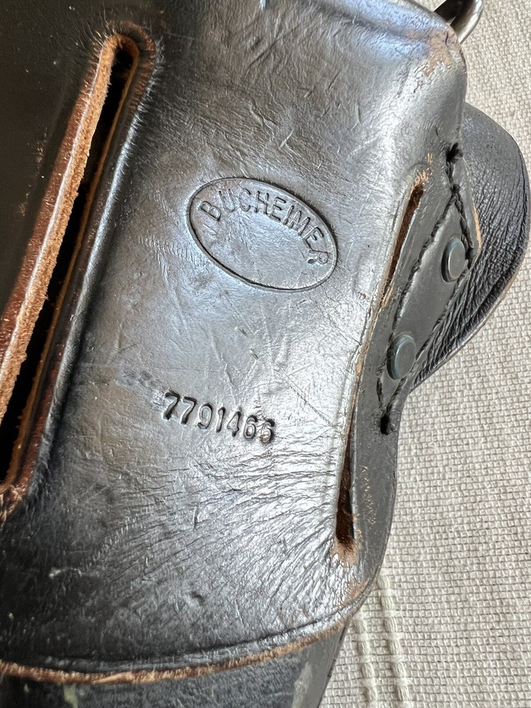 Bucheimer Holster Black Leather US Military Issue