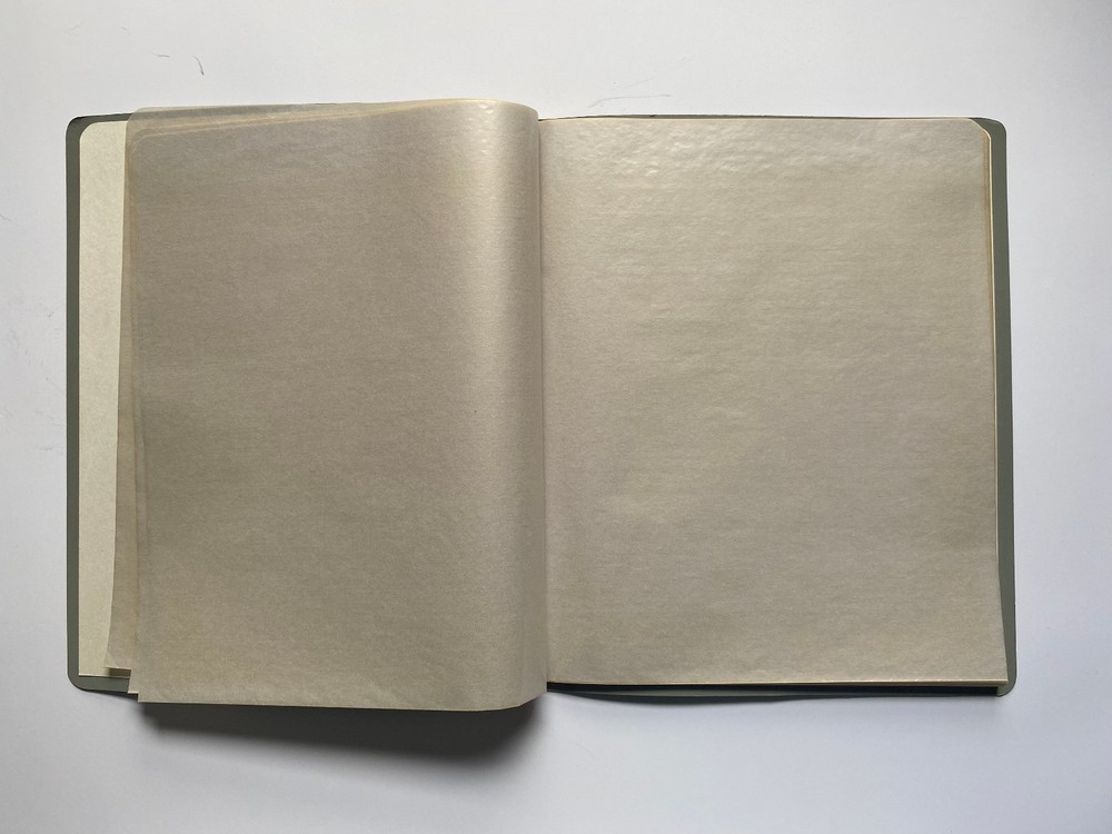 VINTAGE HARCO MINT SHEET FILE - CAPACITY 14 PAGES 3 POCKETS 11.5" x 9.5"