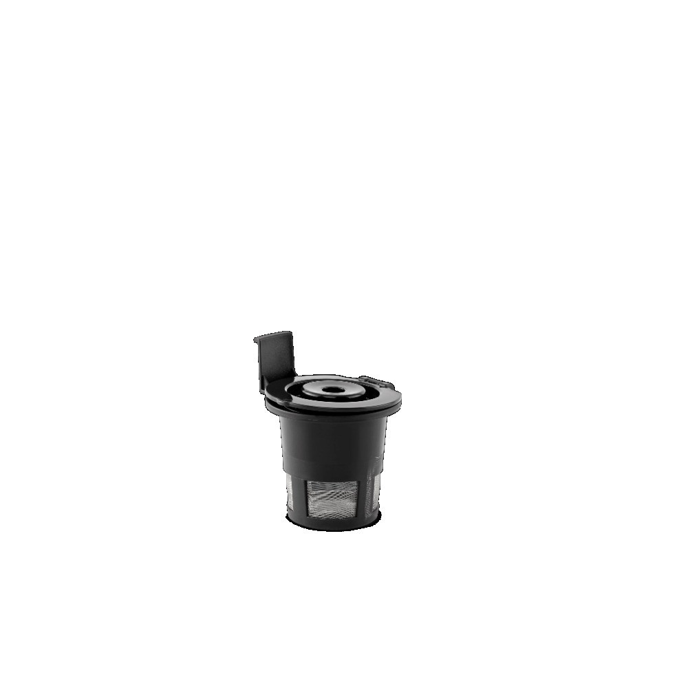 Single Serve Coffee Maker Black Matte Mini Espresso Machine for Pods and Grounds